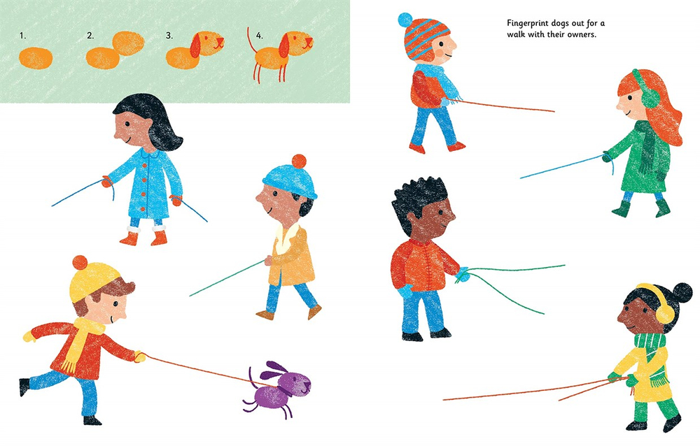 Usborne Fingerprint Activities Cats And Dogs