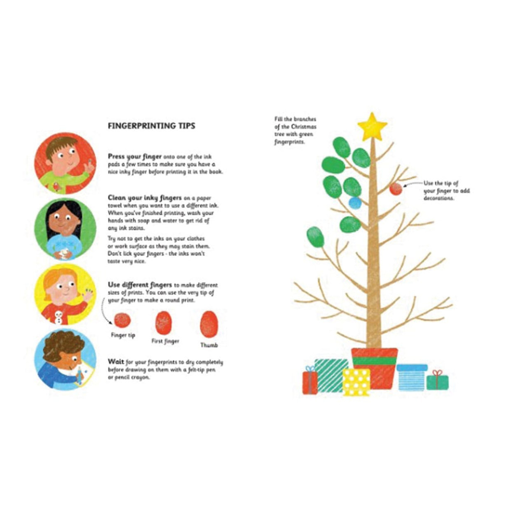 Usborne Fingerprint Activities Christmas