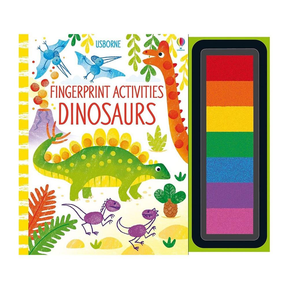 Usborne Fingerprint Activities Dinosaurs