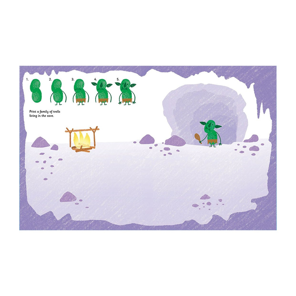 Usborne Fingerprint Activities Monsters