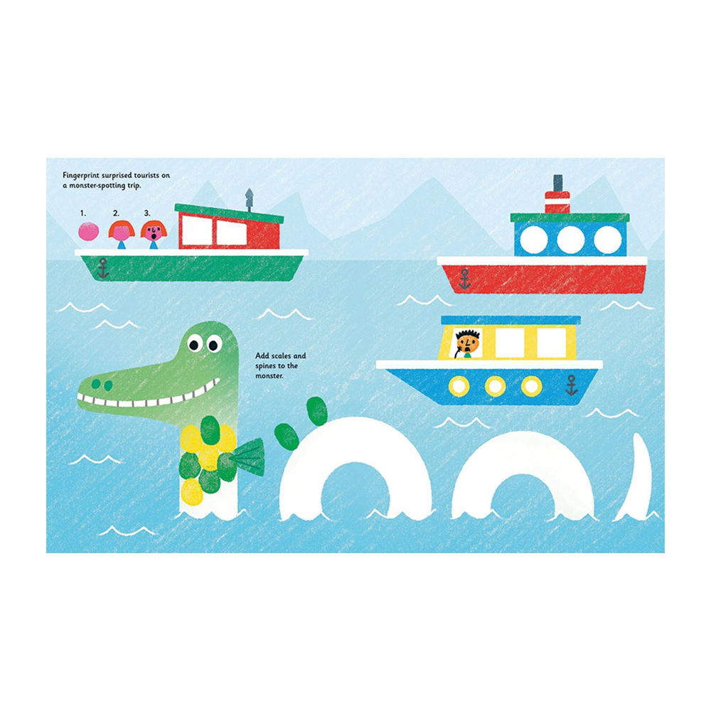 Usborne Fingerprint Activities Monsters