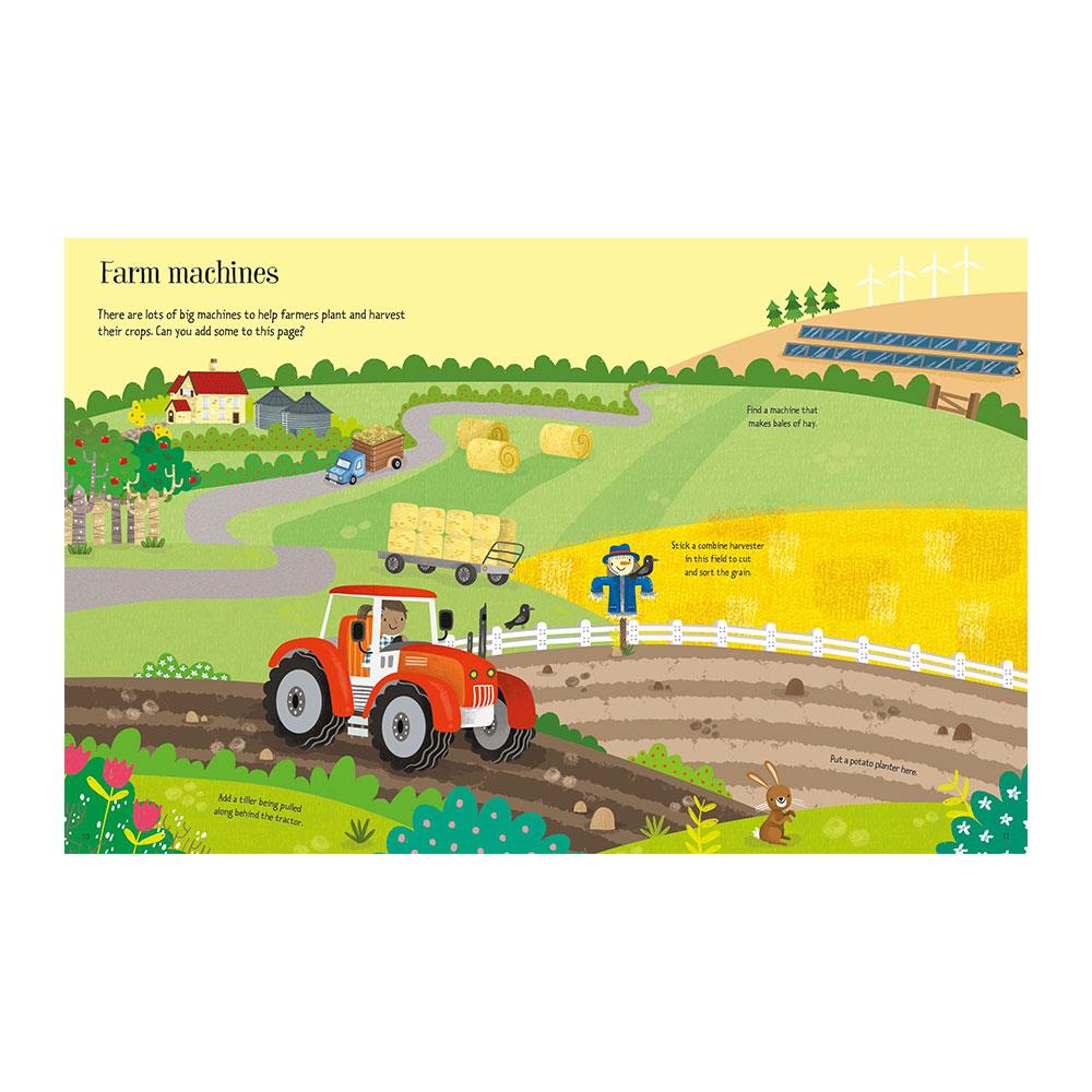 Usborne First Sticker Book Farm