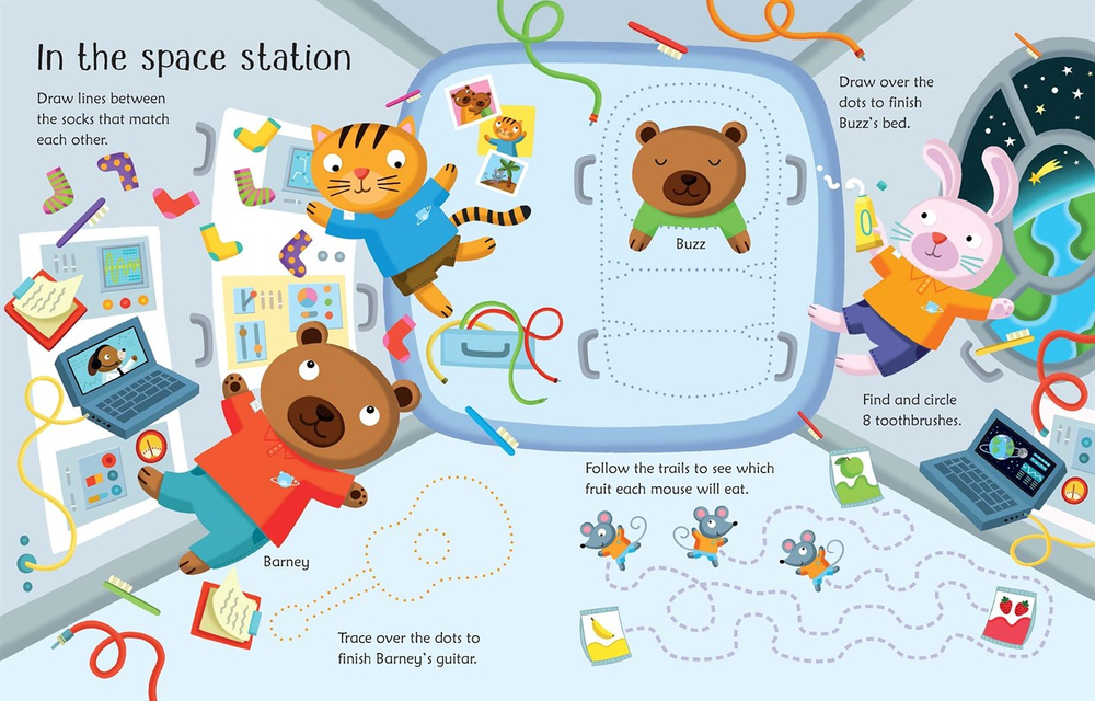 Usborne Wipe Clean Space Activities