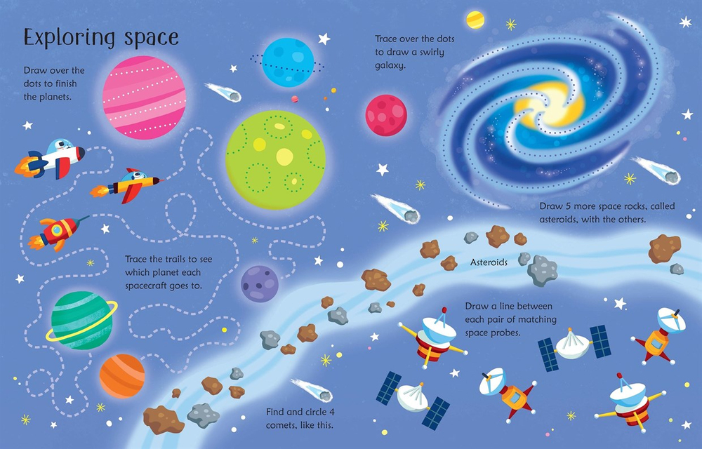 Usborne Wipe Clean Space Activities