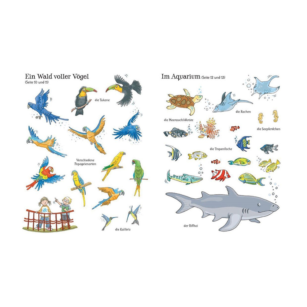 Usborne Zoo Sticker & Colouring Book