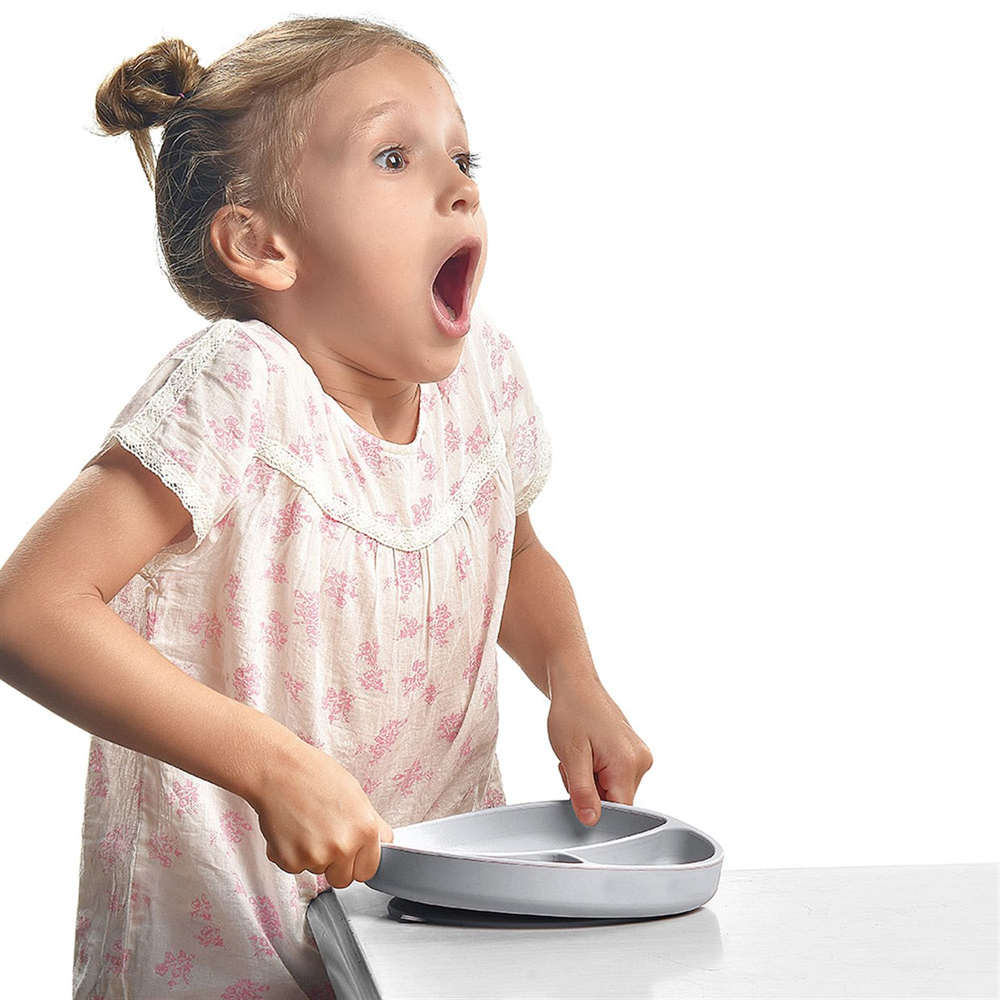 VAKUMLU BÖLMELİ TABAK - POWDER GREY