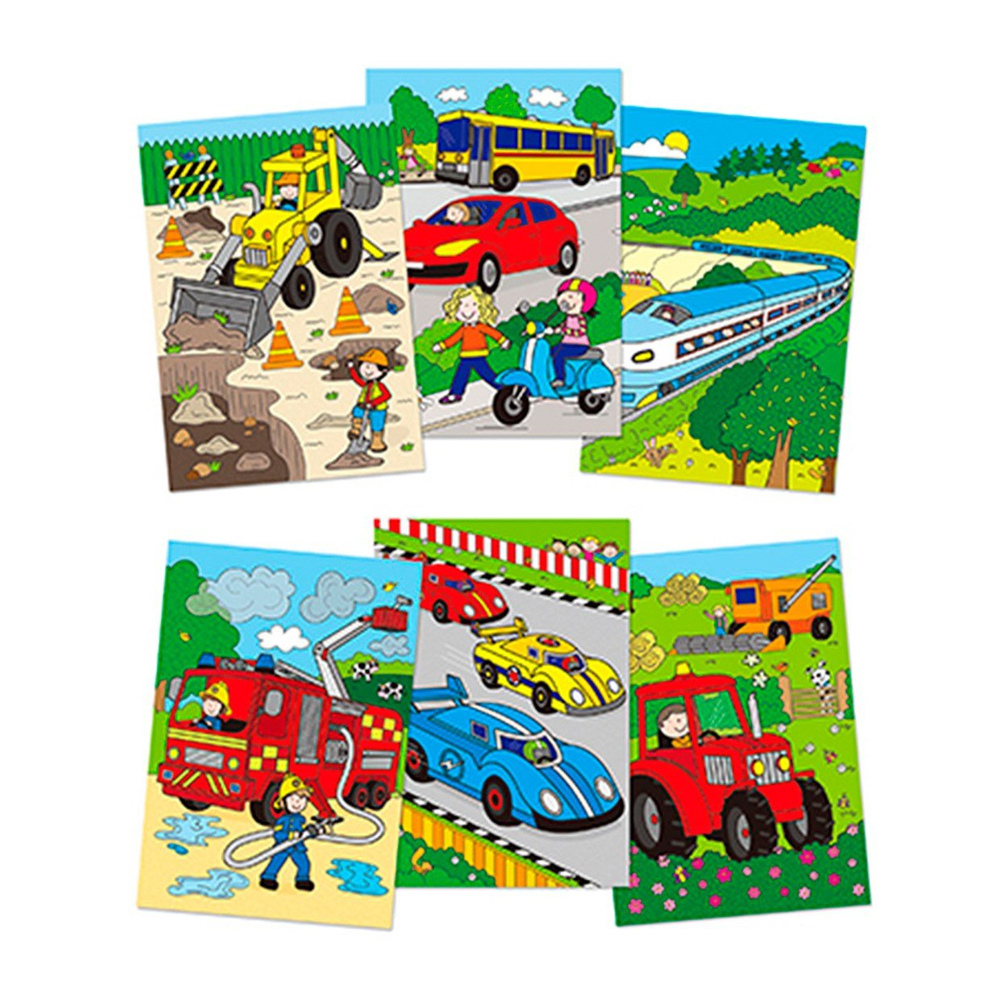 Water Magic Sihirli Boyama Kitabı Vehicles 3 Yaş+