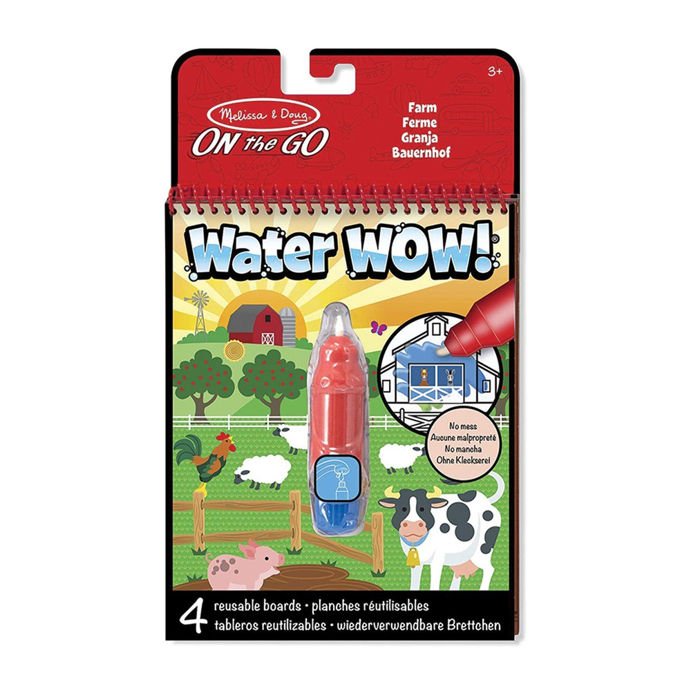Water Wow! Su ile boyama kitabı - Çiftlik