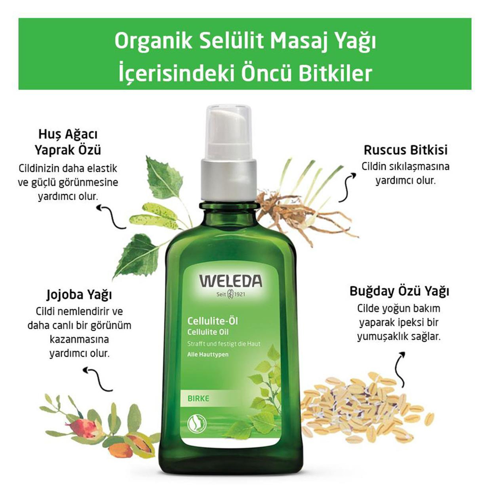 Weleda Birke Cellulite-Oil Selülit Yağı 100 ml