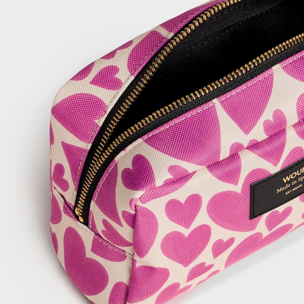 Wouf Pink Love Toiletry Büyük Makyaj Çantası