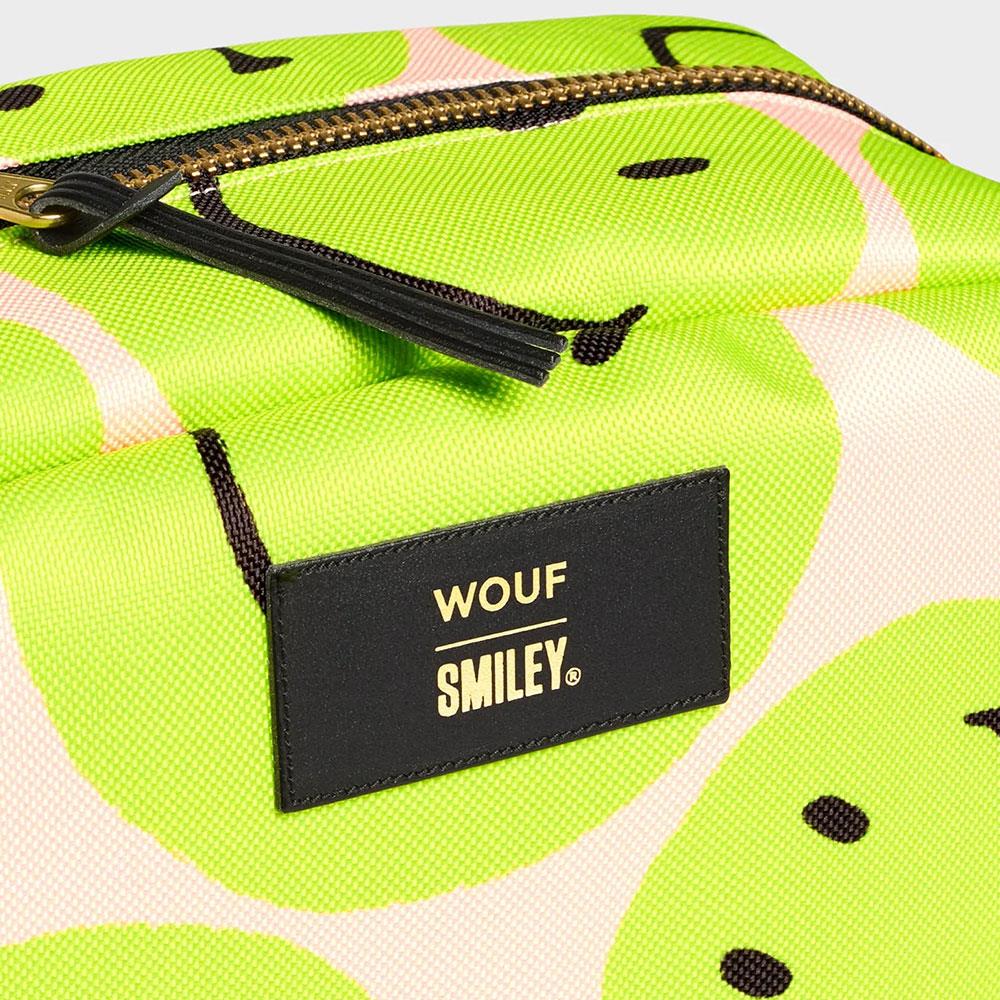Wouf Smiley Neon Large Toiletry Büyük Makyaj Çantası