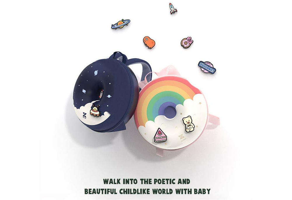 Zoyzoii Donut Serisi Sweet Rainbow Sırt Çantası