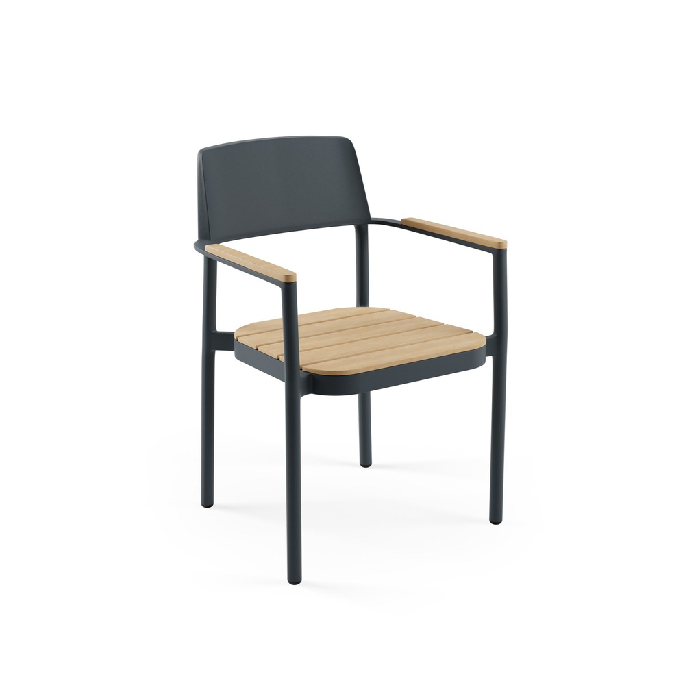 Alora Teak Alüminyum Kollu Sandalye