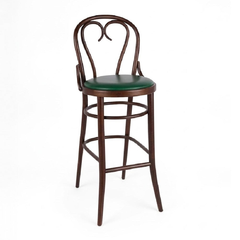 Miny Minderli Ahşap Thonet Bar Sandalyesi