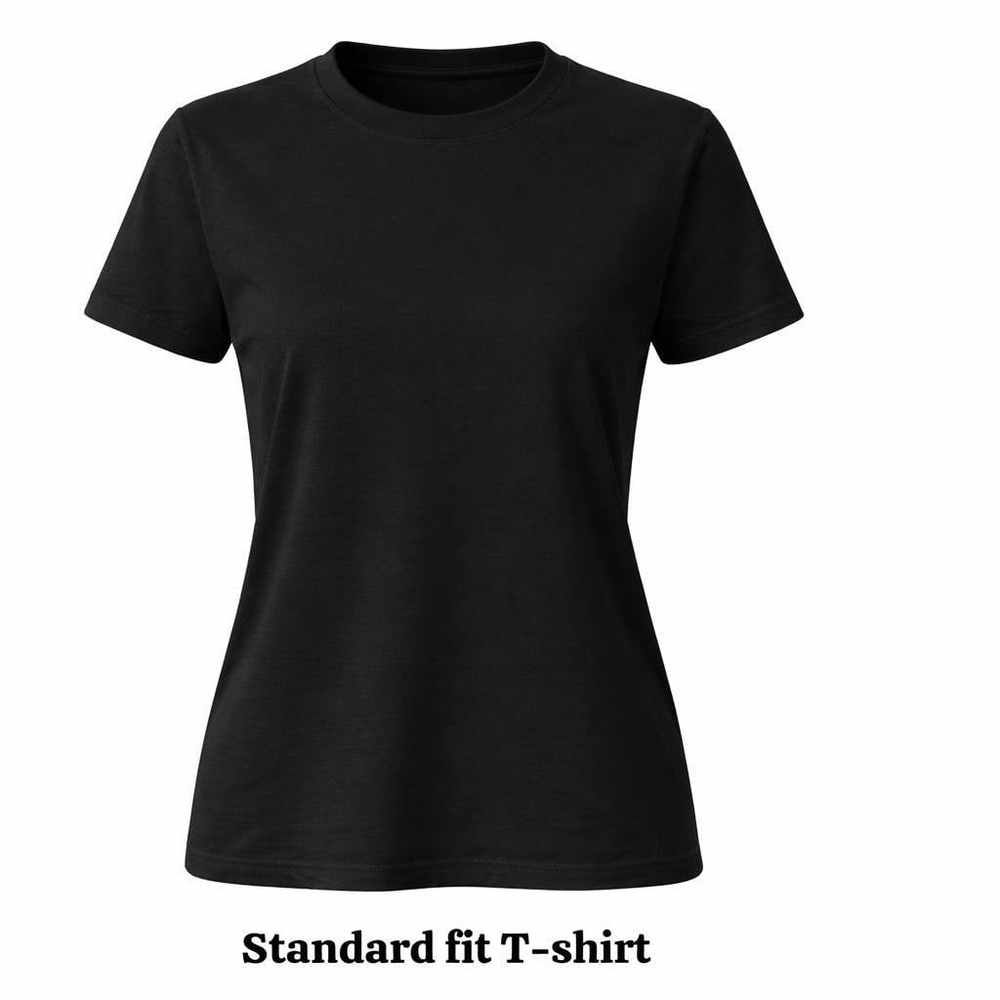 Kadın Siyah Basic Pamuk T-Shirt-15520