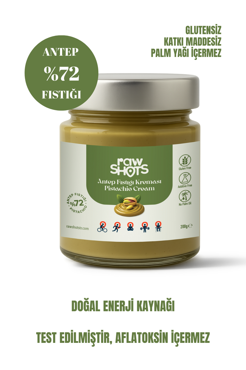 Sağlıklı AtıştırmalıkAntep Fıstığı Kreması 200 gr