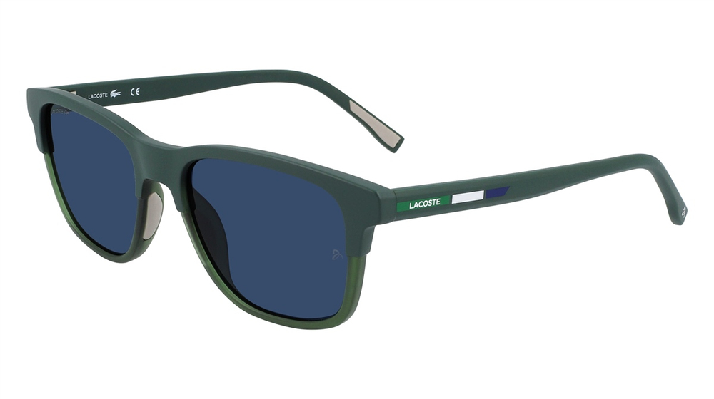 LACOSTE L607SND 315 MATTE GREEN 54-18 145 ERKEK Güneş gözlükleri