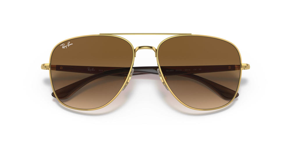 RAY-BAN 0RB3683 001/51 56 UNİSEX Güneş gözlükleri