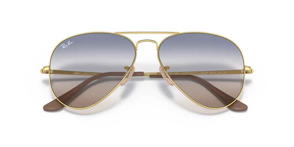 RAY-BAN 0RB3689 001/GD 55 UNİSEX Güneş gözlükleri