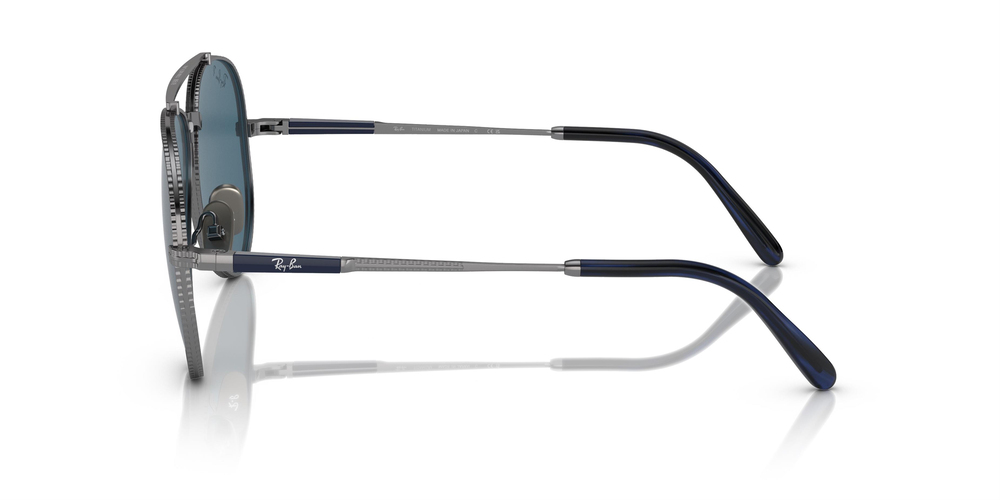 RAY-BAN 8225 AVIATOR TITANIUM 3142S2 58 MEN Güneş gözlükleri