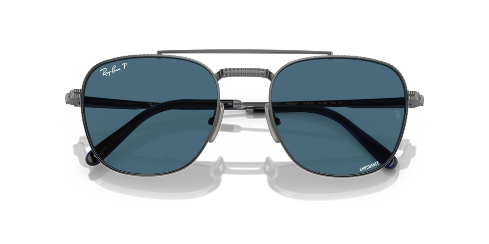 RAY-BAN 8258 FRANK II TITANIUM 3142S2 51 MEN Güneş gözlükleri