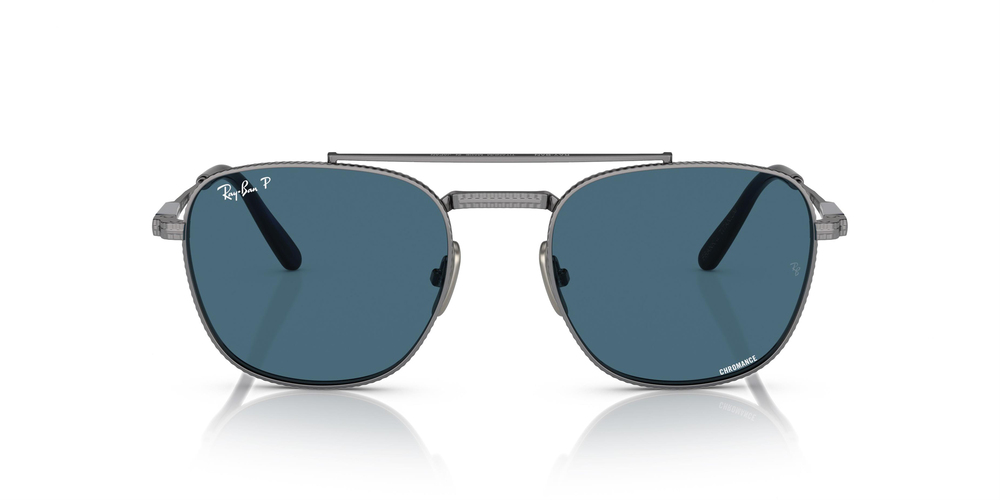 RAY-BAN 8258 FRANK II TITANIUM 3142S2 51 MEN Güneş gözlükleri