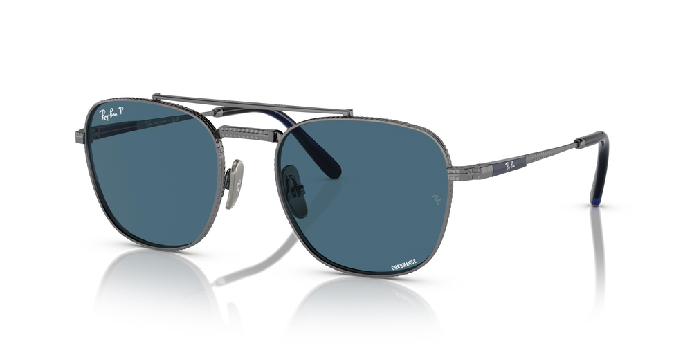 RAY-BAN 8258 FRANK II TITANIUM 3142S2 51 MEN Güneş gözlükleri