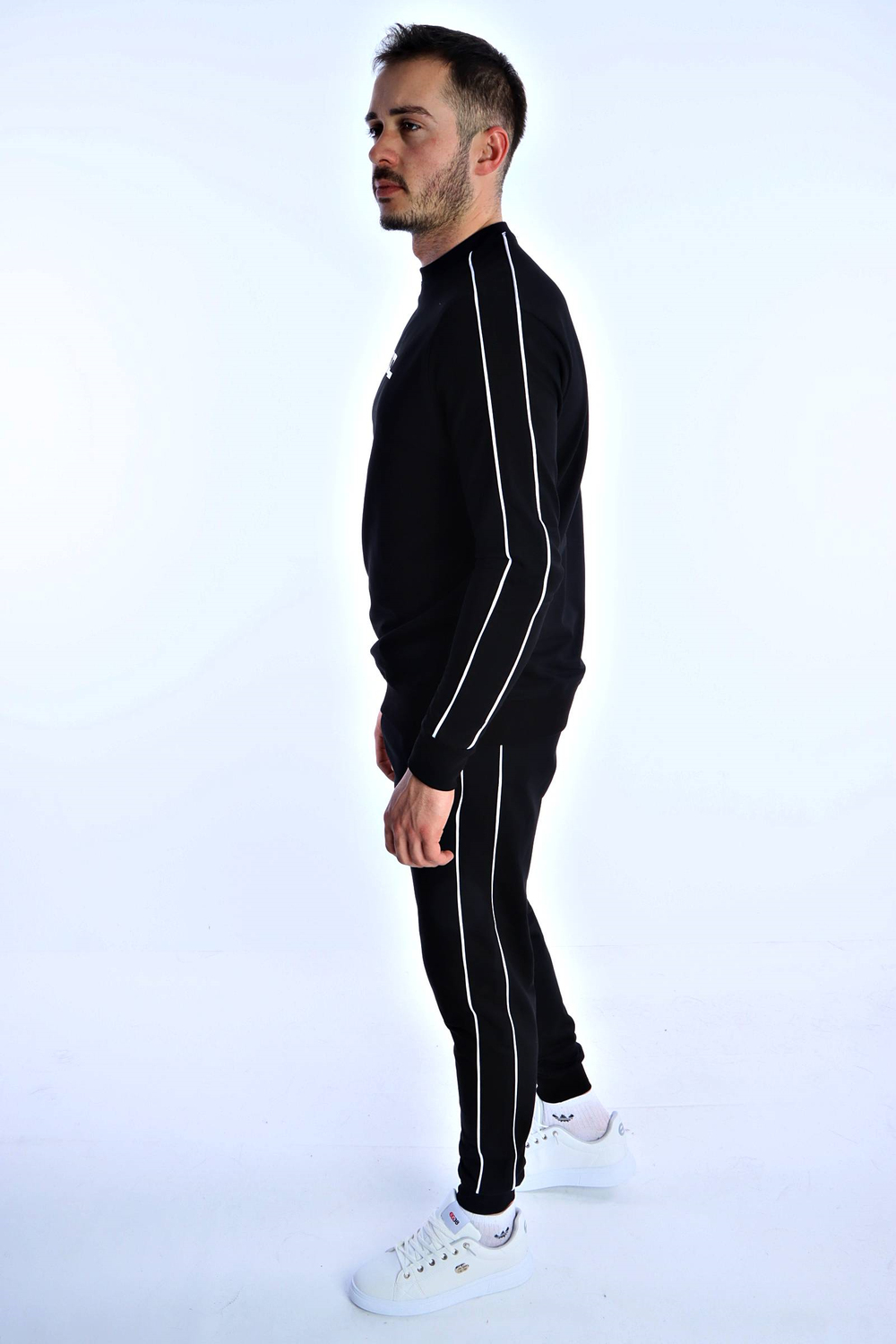 Coolstyle 3418 Çift Kıl Biyeli Takım Siyah