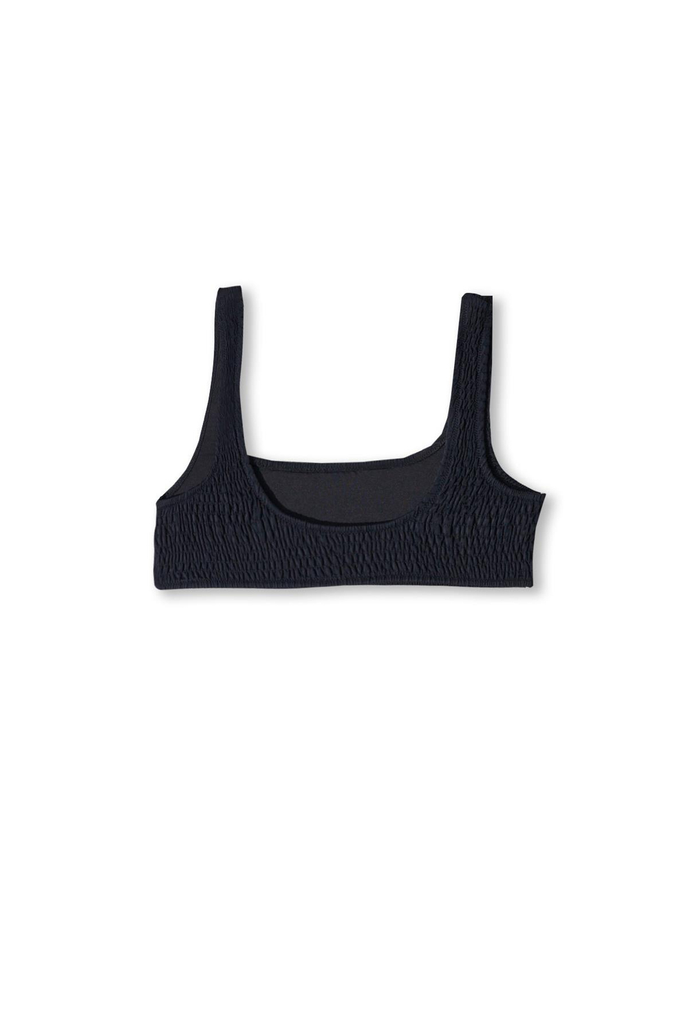 Womens Black Colored Gimped Bikini Top