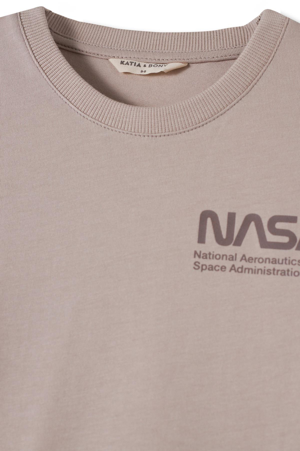 Erkek Çocuk Bej Renkli Nasa Baskılı Pijama Takımı