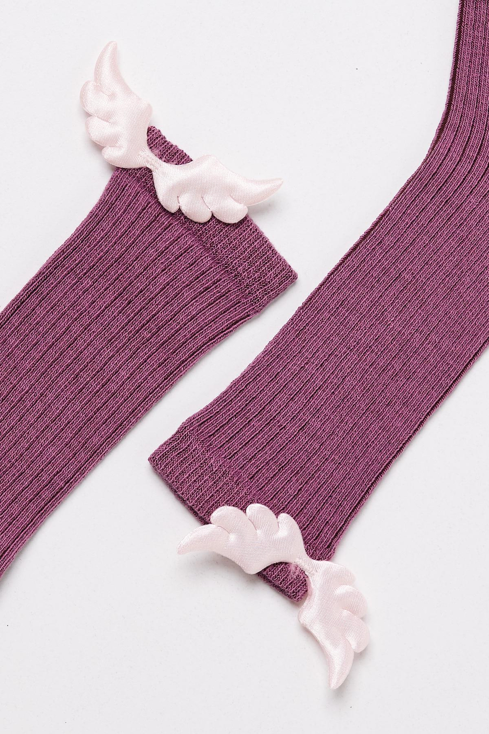 Baby Knee-High Socks With Wing Accessories Purple