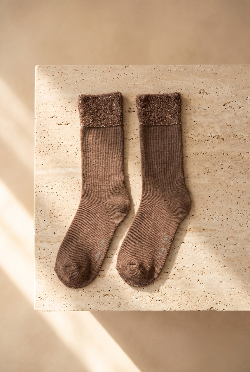 12601G2082 HAVLU ÇOCUK SOKET ÇORAP BROWN
