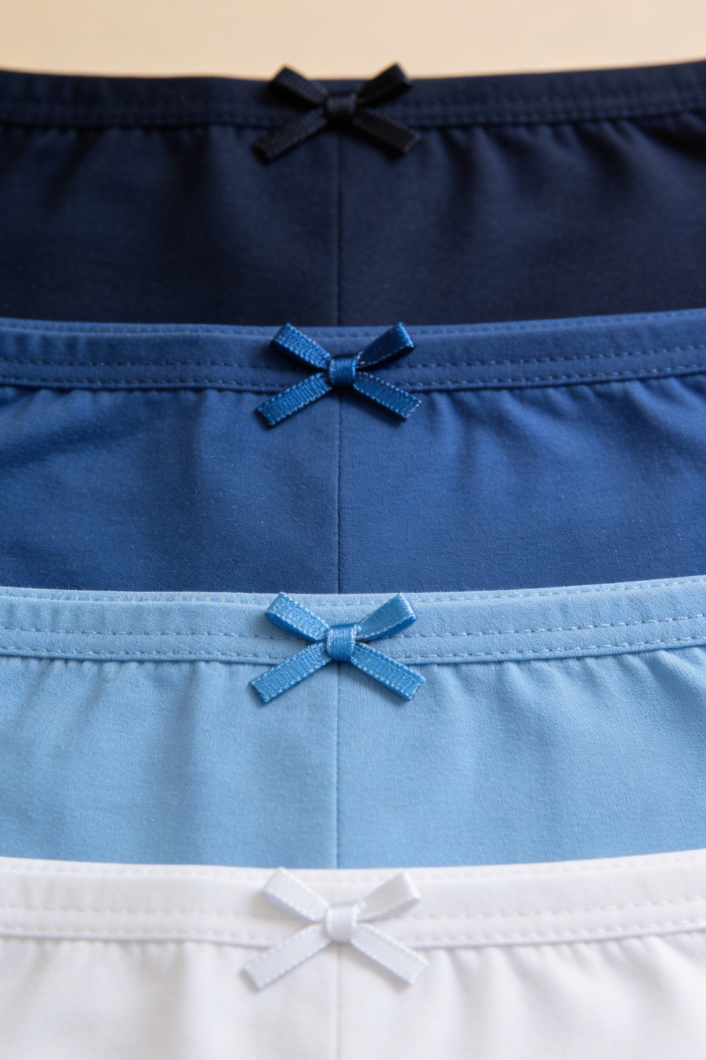 5li Paket Basic Kız Çocuk Boxer Çok Renkli