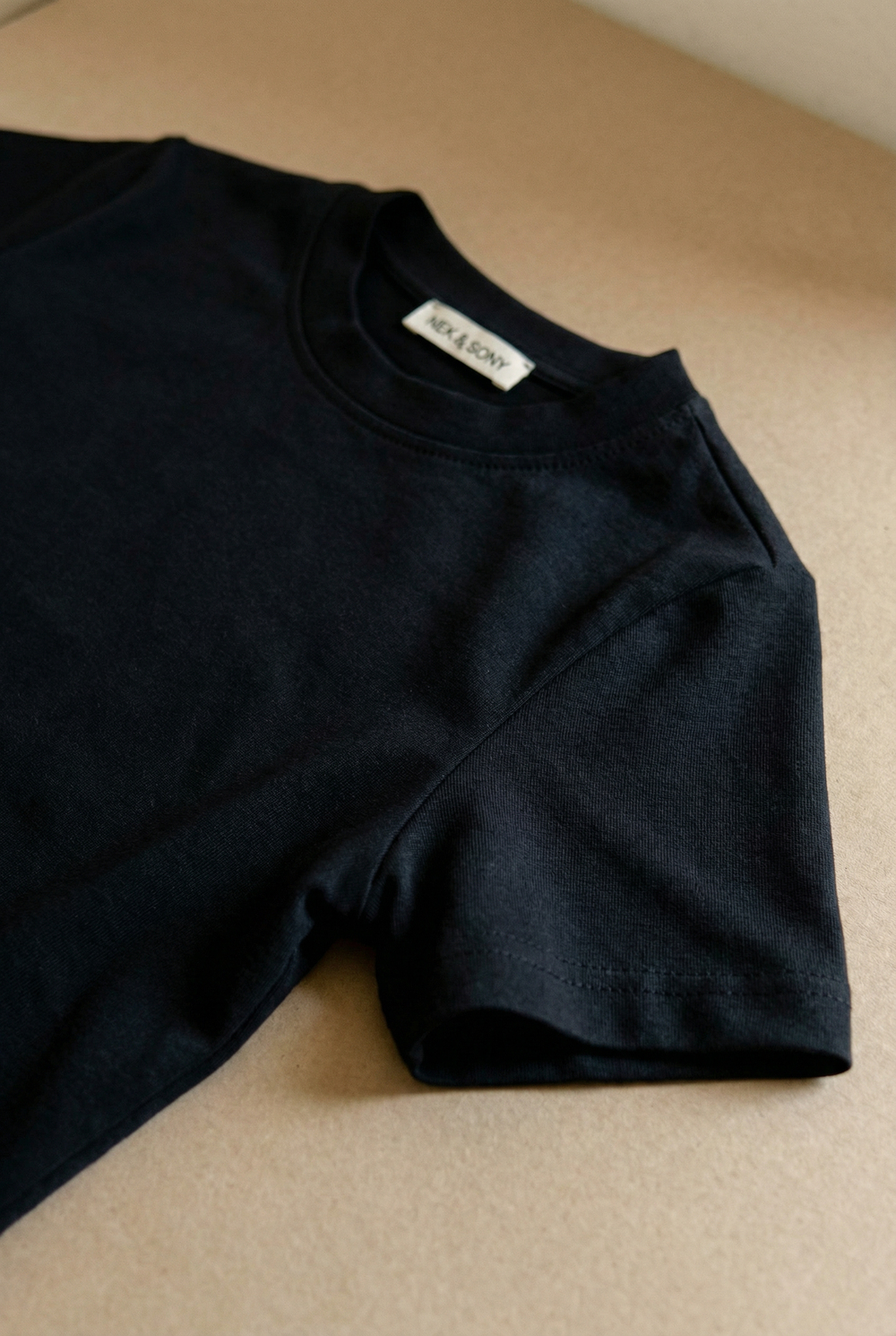 12610E2003 MODAL ÇOCUK T-SHIRT SİYAH