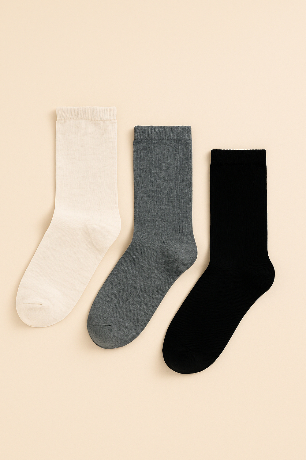 22501G4027 3PCK BASIC UNISEX SOKET ÇORAP ÇOK RENKLİ