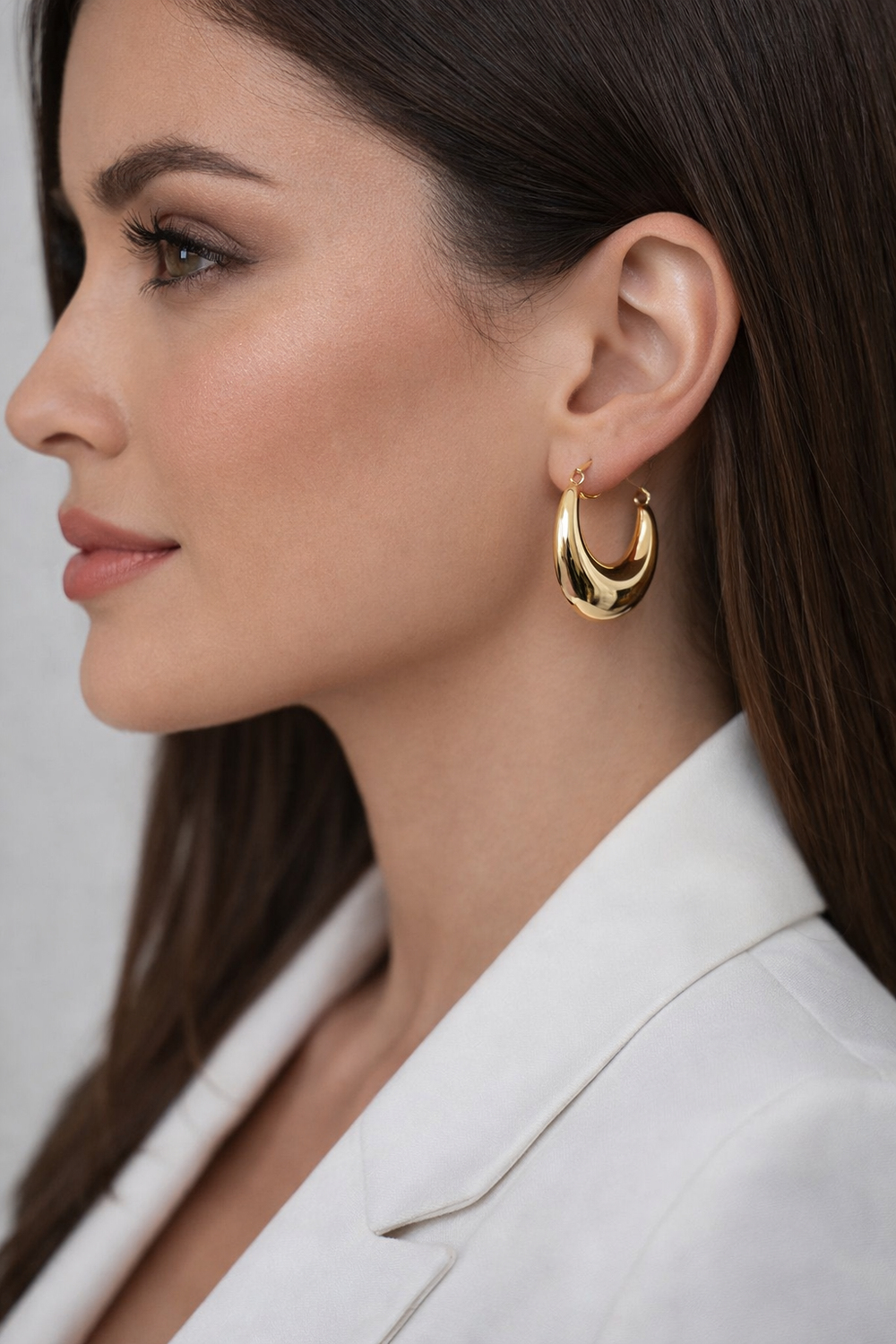 Womens Gold Hoop Earrings