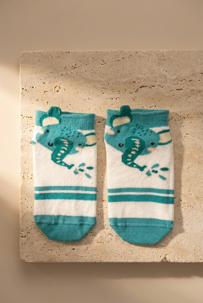 2Pck Anımal Patterned Chıldrens Socks Socks Patterned