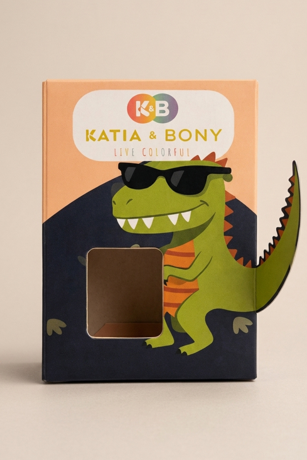 3D Dinosaur Patterned Childrens Gift Box