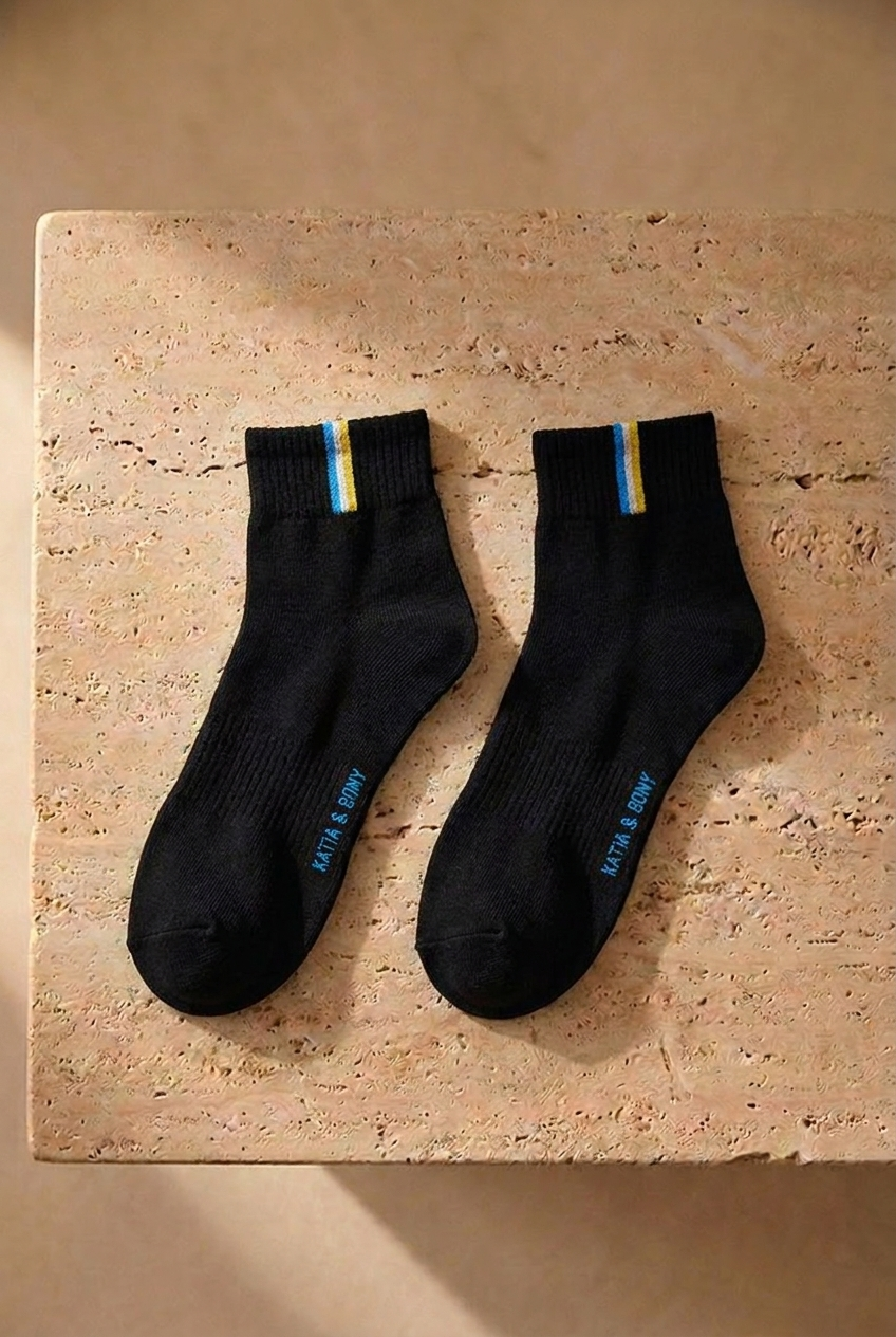 3-Pack Golf Unisex Step Socks Black/White/Grey
