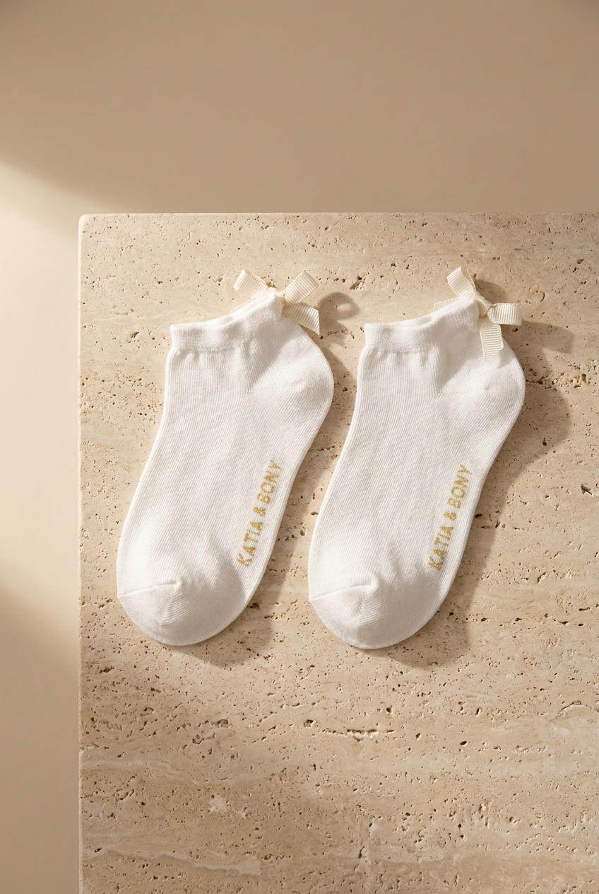 3lü Paket Kız Çocuk Soft Bambu Step Çorap Beyaz/Beyaz/Pembe