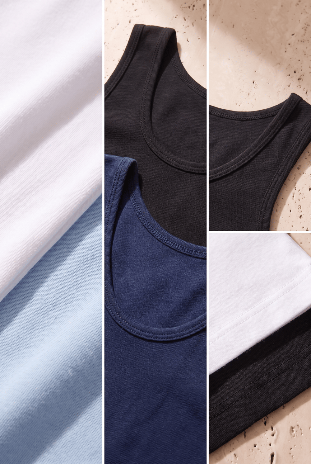 5li Paket Basic Kalın Askılı Kız Çocuk Atlet Çok Renkli