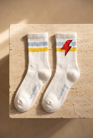 5Pck Checker Pattern Chıldrens Socks Socks Patterned