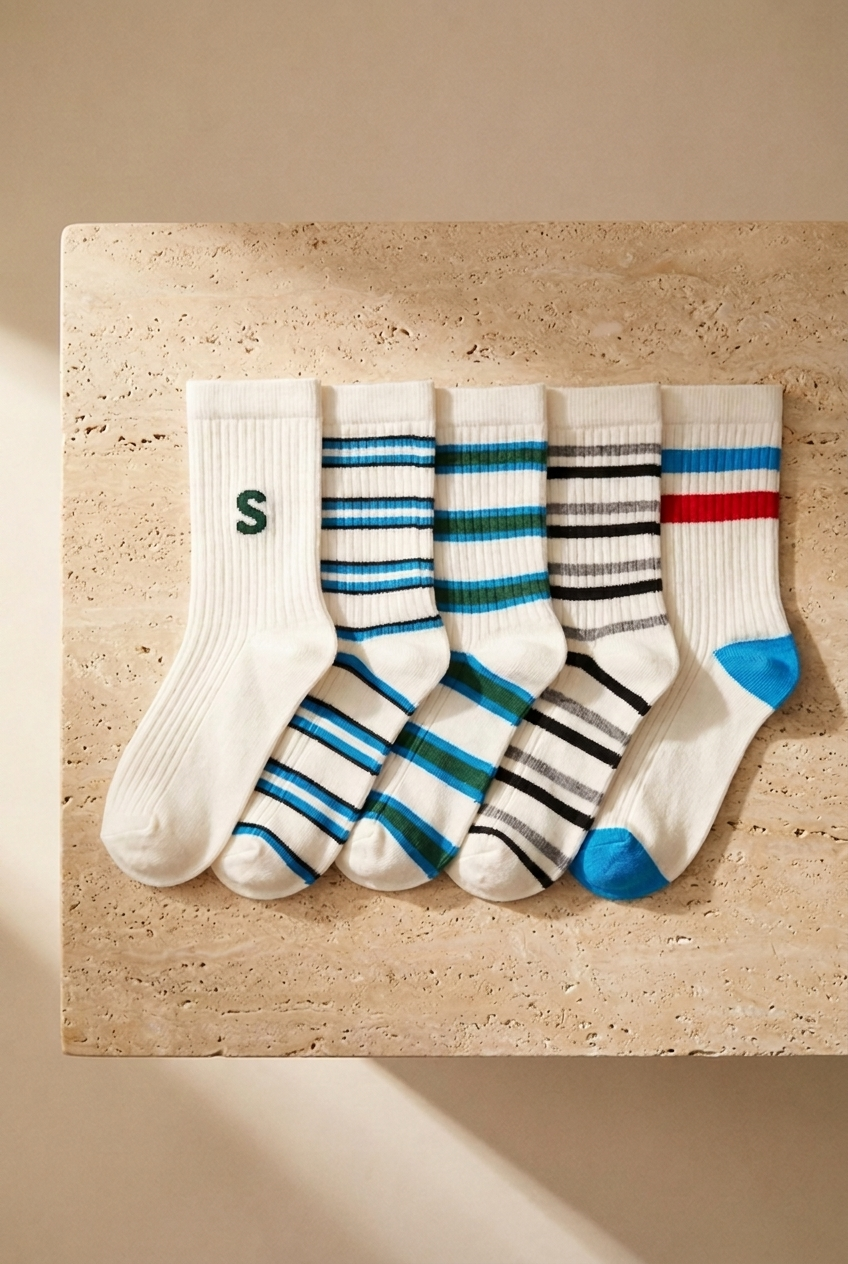 Pack Of 5 Boys Socks Multi Color