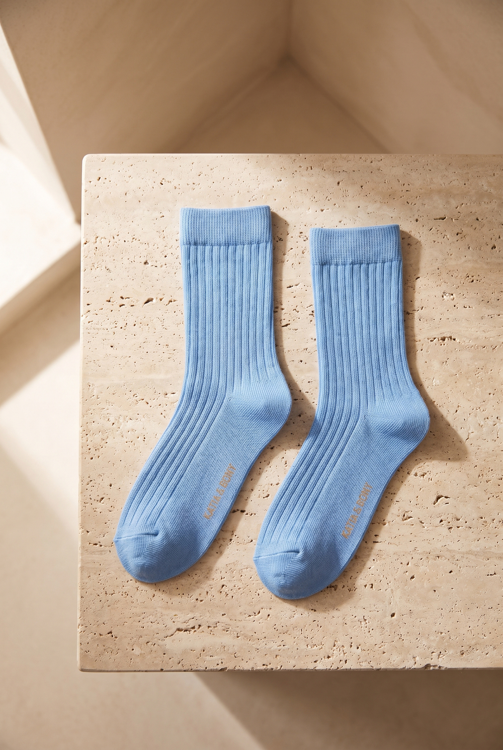 5li Paket Unisex Soket Çorap Mavi Mix