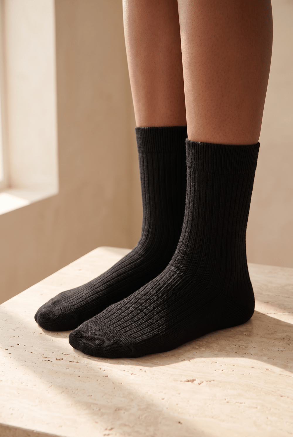 5li Paket Unisex Soket Çorap Siyah Mix