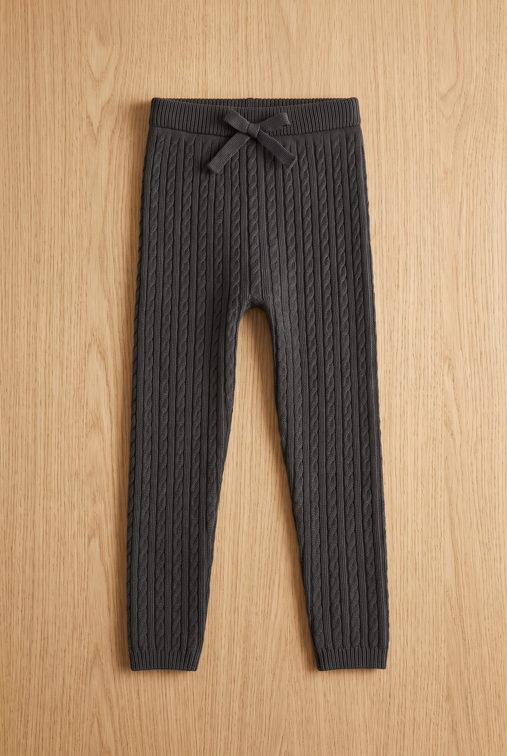 Baby Knit Leggings Anthracite