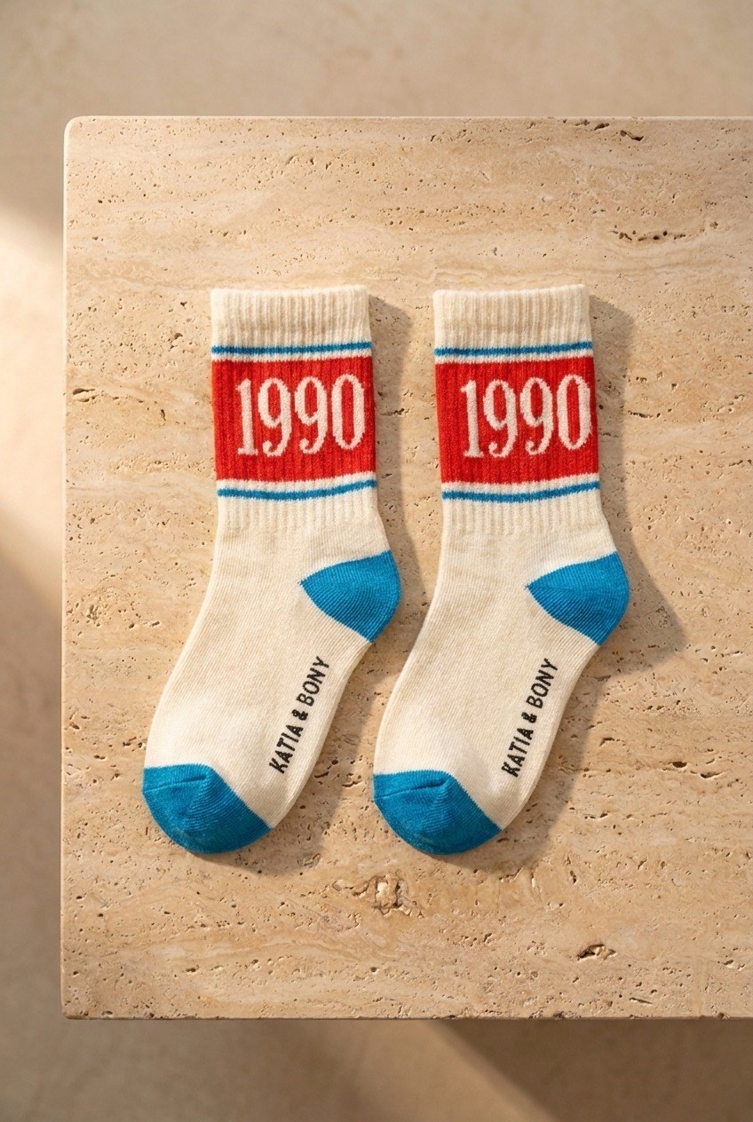2Pck Lets Chıldrens Socket Socks Patterned