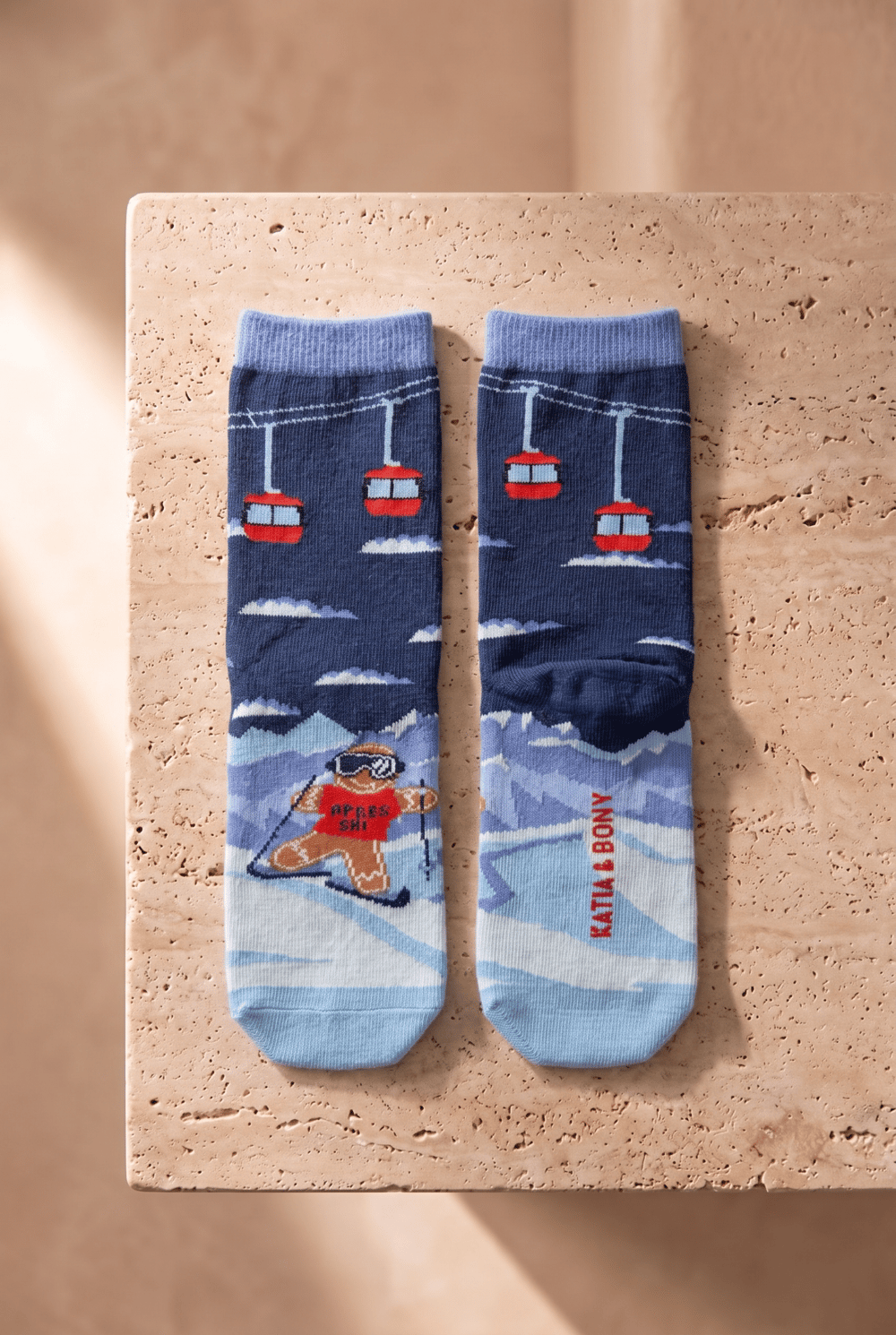 Çocuk 2li Snowboard Kutulu Soket Çorap