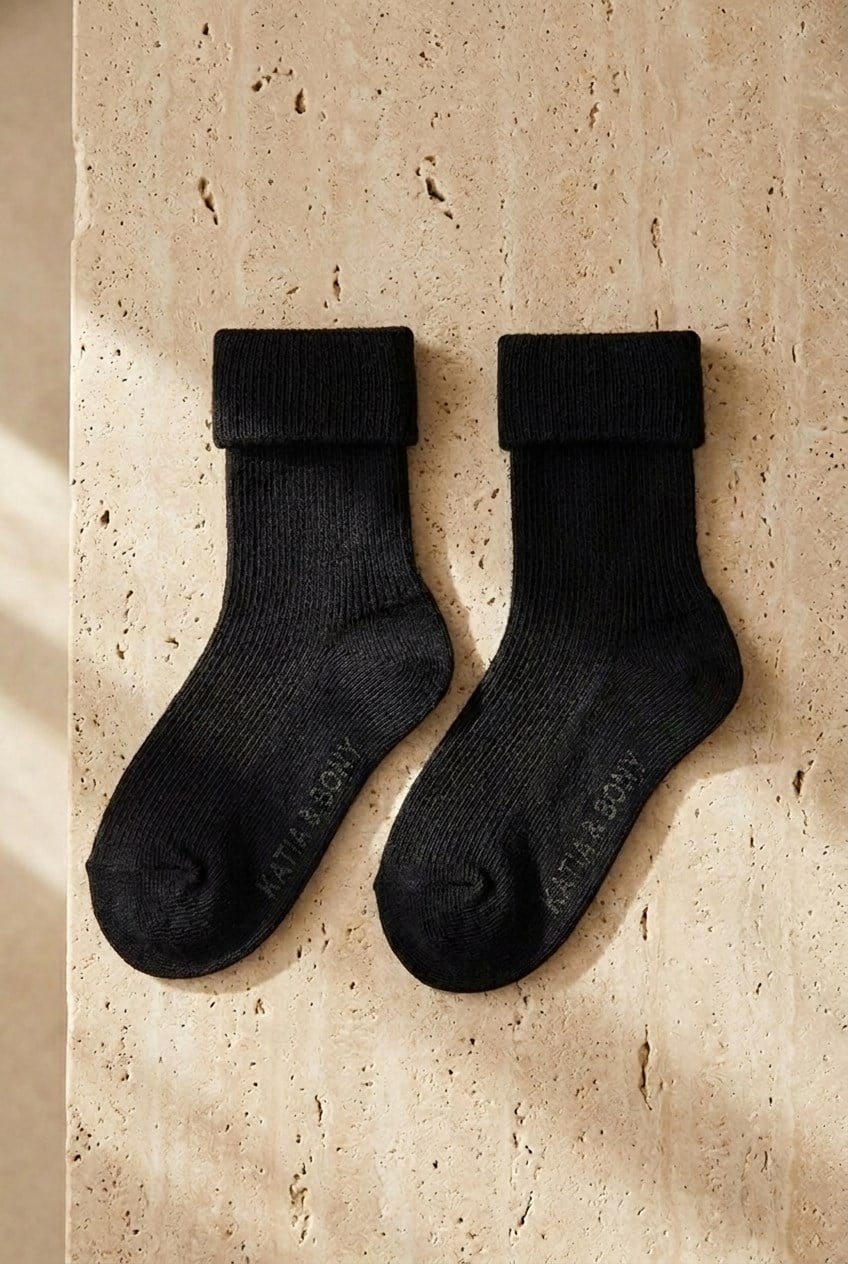 Childrens 3-Pack Socks Black MIX