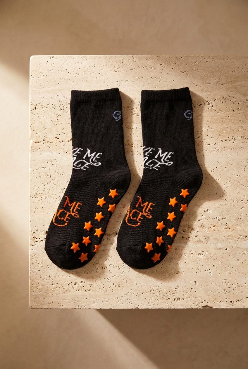 4Pck Space Pattern Chıldrens Socket Socks Patterned